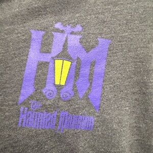 Disney Gray and Purple Haunted Mansion Women Jacket Size XL